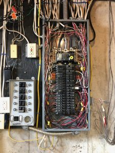 Electrical panel before update